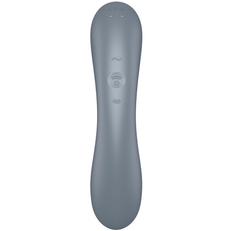 Estimulador Clitoriano Usb Sucção e Vibração Satisfyer Curve Trinity 1 Cinzento