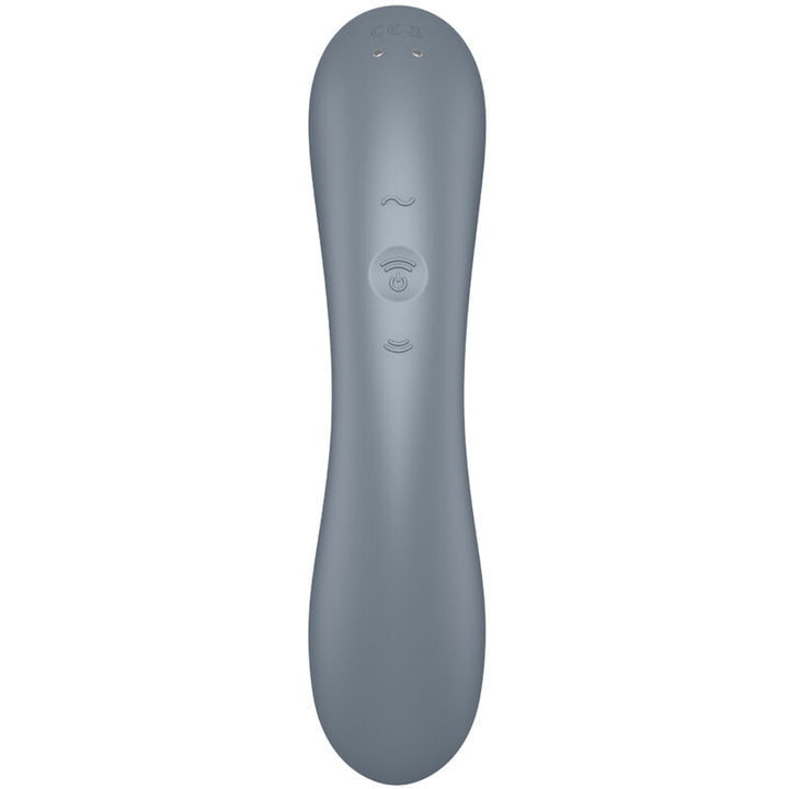 Estimulador Clitoriano Usb Sucção e Vibração Satisfyer Curve Trinity 1 Cinzento