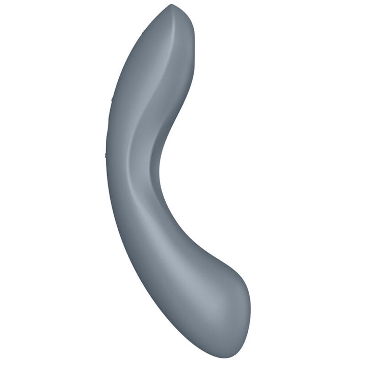 Estimulador Clitoriano Usb Sucção e Vibração Satisfyer Curve Trinity 1 Cinzento