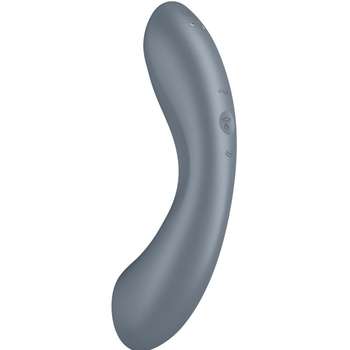 Estimulador Clitoriano Usb Sucção e Vibração Satisfyer Curve Trinity 1 Cinzento