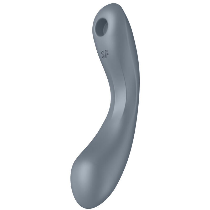 Estimulador Clitoriano Usb Sucção e Vibração Satisfyer Curve Trinity 1 Cinzento