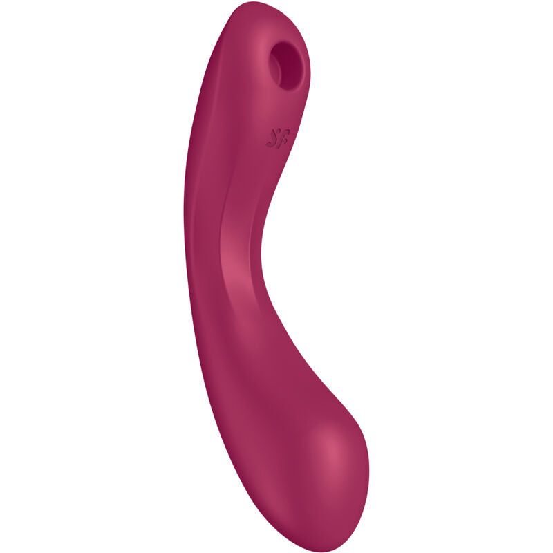 Estimulador Clitoriano Usb Sucção e Vibração Satisfyer Curve Trinity 1 Vermelho
