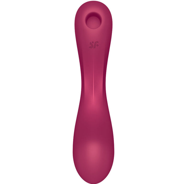 Estimulador Clitoriano Usb Sucção e Vibração Satisfyer Curve Trinity 1 Vermelho