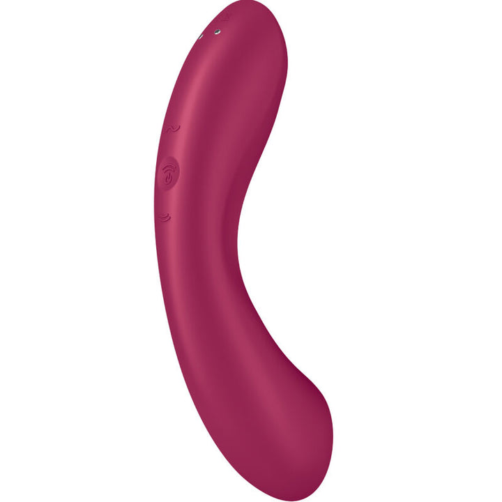 Estimulador Clitoriano Usb Sucção e Vibração Satisfyer Curve Trinity 1 Vermelho