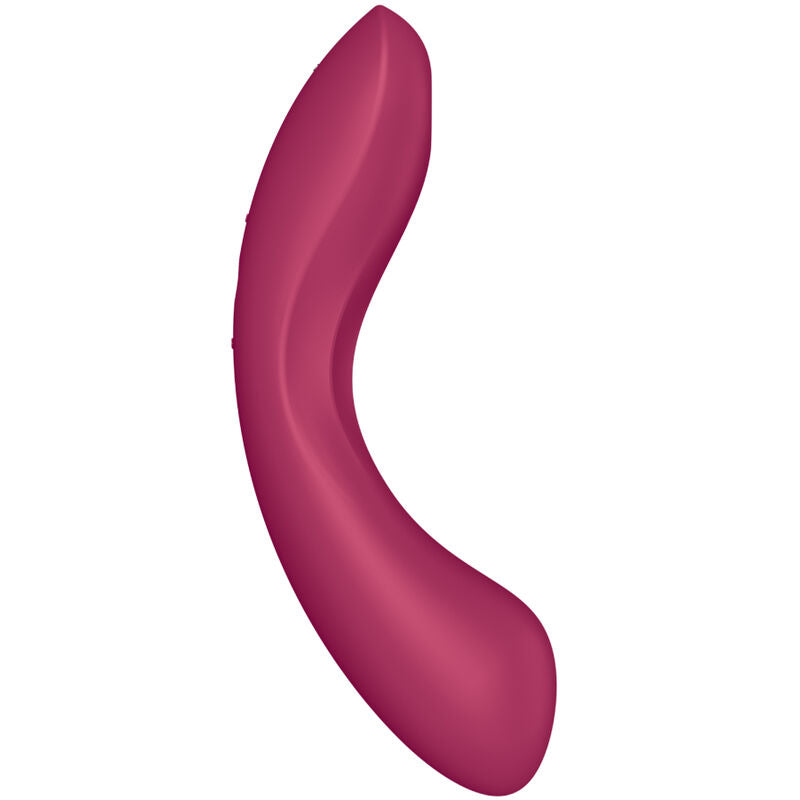 Estimulador Clitoriano Usb Sucção e Vibração Satisfyer Curve Trinity 1 Vermelho