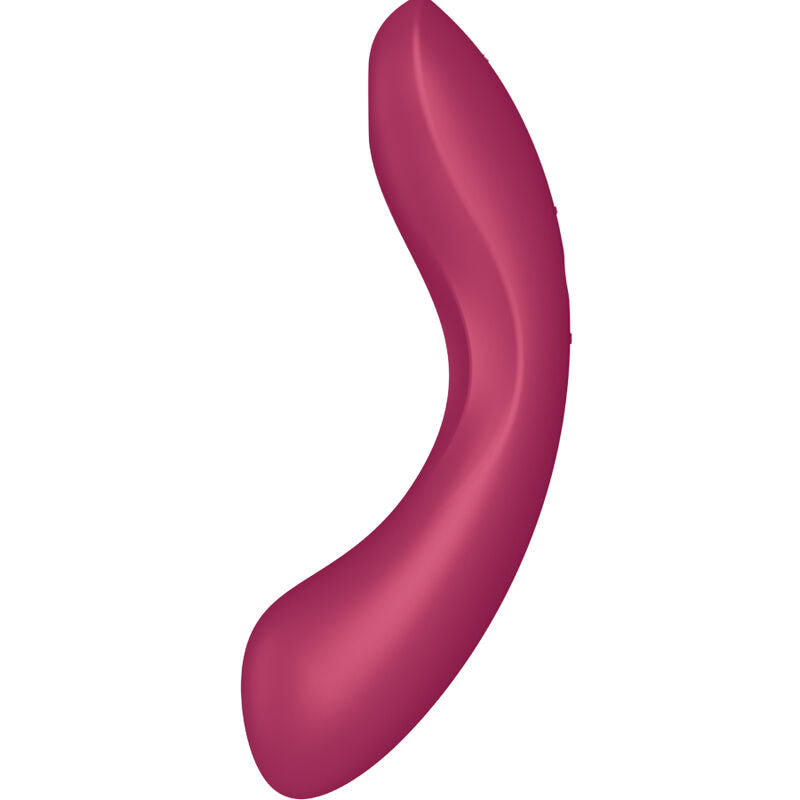 Estimulador Clitoriano Usb Sucção e Vibração Satisfyer Curve Trinity 1 Vermelho