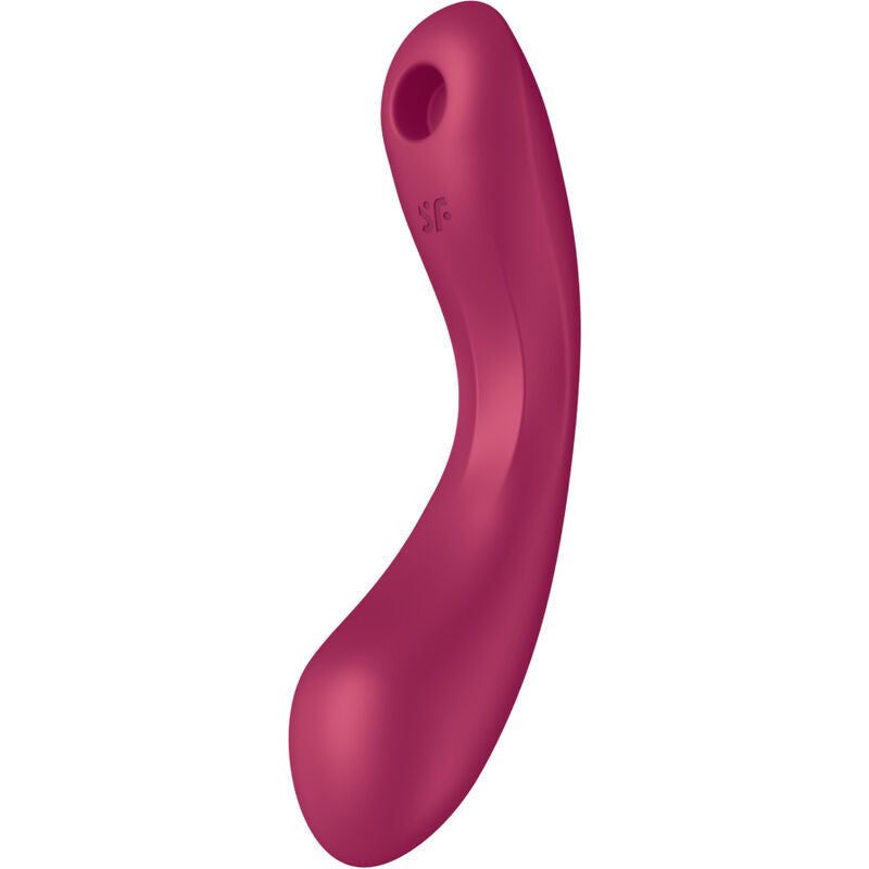 Estimulador Clitoriano Usb Sucção e Vibração Satisfyer Curve Trinity 1 Vermelho