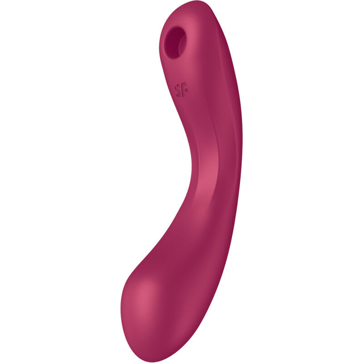 Estimulador Clitoriano Usb Sucção e Vibração Satisfyer Curve Trinity 1 Vermelho