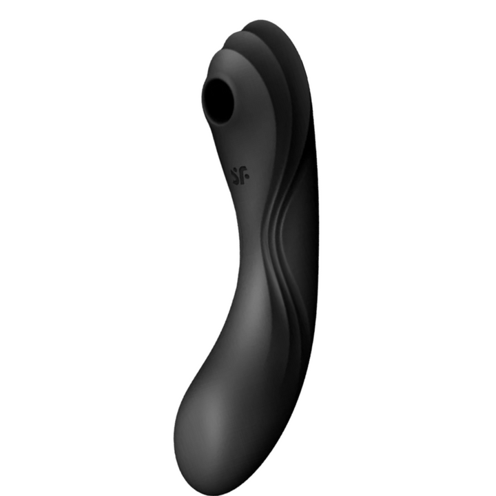 Estimulador Clitoriano Usb Sucção e Vibração Satisfyer Curvy Trinity 4 Preto