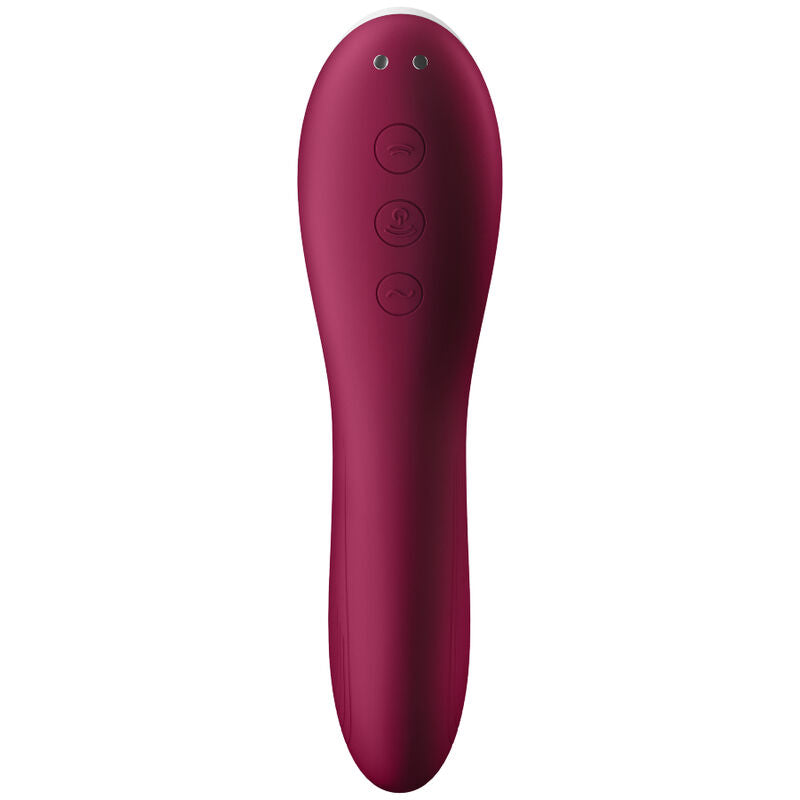 Estimulador Clitoriano Usb Sucção e Vibração Satisfyer Dual Crush