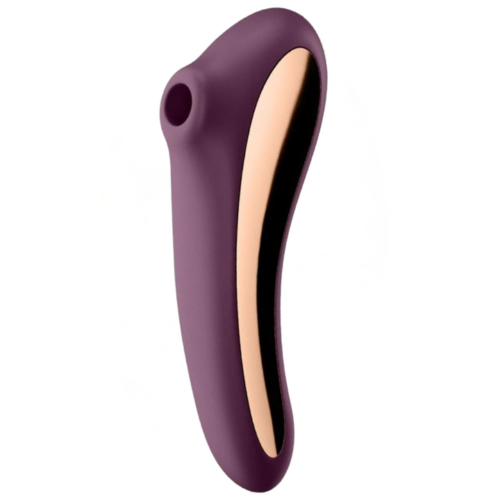 Estimulador Clitoriano Usb Sucção e Vibração Satisfyer Dual Kiss Roxo