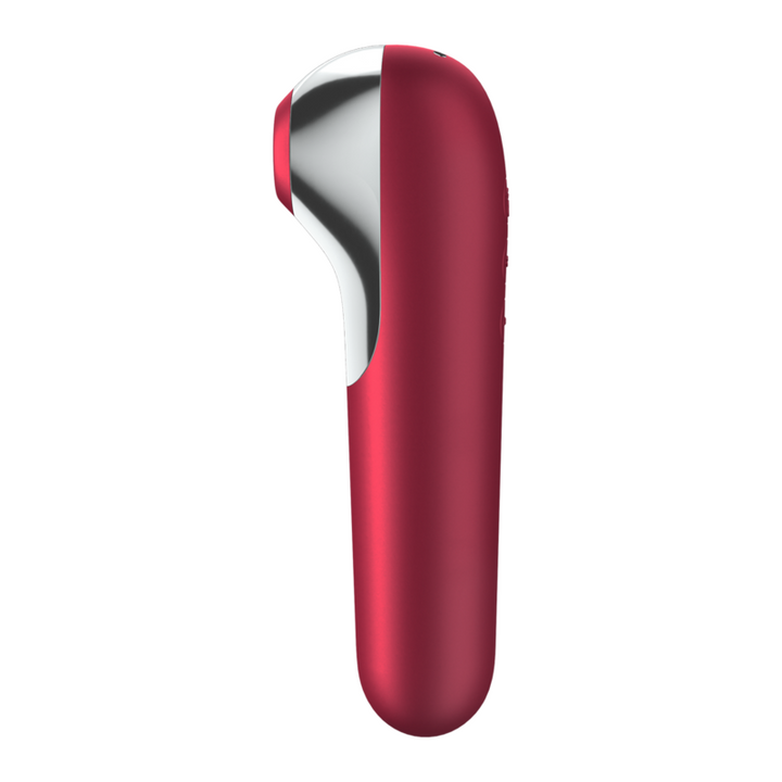 Estimulador Clitoriano Usb Sucção e Vibração Satisfyer Dual Love Vermelho Controlo Remoto App