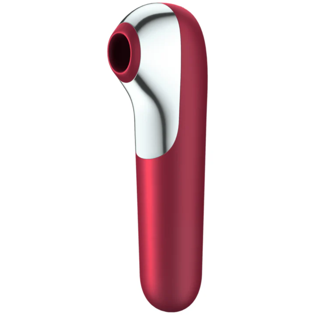 Estimulador Clitoriano Usb Sucção e Vibração Satisfyer Dual Love Vermelho Controlo Remoto App