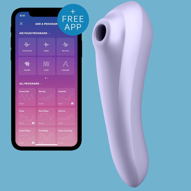 Estimulador Clitoriano Usb Sucção e Vibração Satisfyer Dual Pleasure Controlo Remoto App