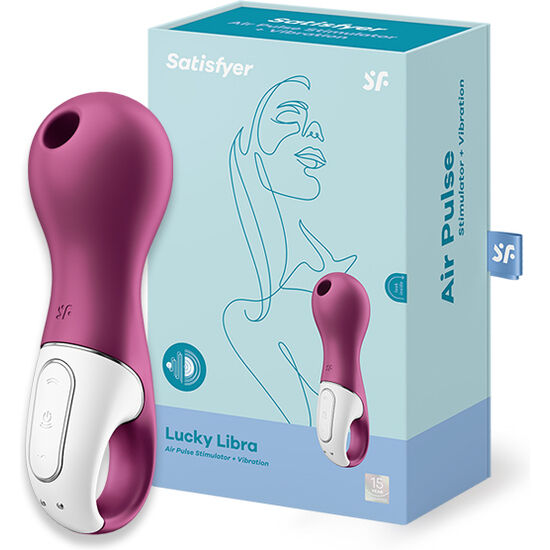 Estimulador Clitoriano Usb Sucção e Vibração Satisfyer Lucky Libra