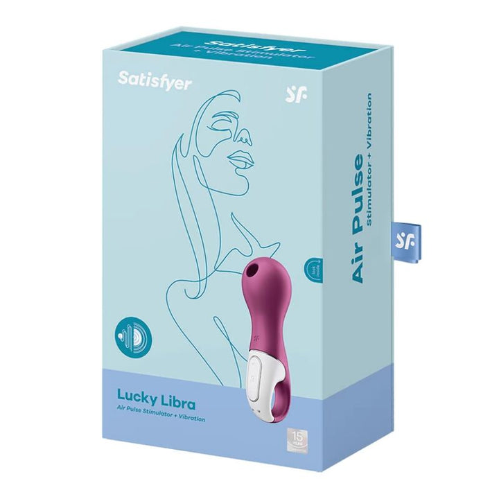 Estimulador Clitoriano Usb Sucção e Vibração Satisfyer Lucky Libra