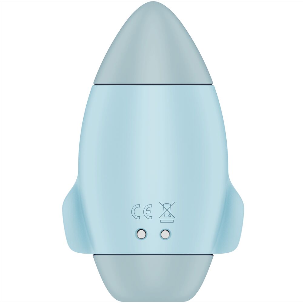 Estimulador Clitoriano Usb Sucção e Vibração Satisfyer Mission Control Azul