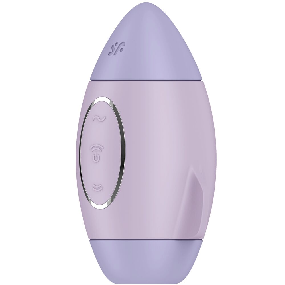 Estimulador Clitoriano Usb Sucção e Vibração Satisfyer Mission Control Lilás