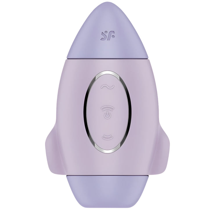 Estimulador Clitoriano Usb Sucção e Vibração Satisfyer Mission Control Lilás