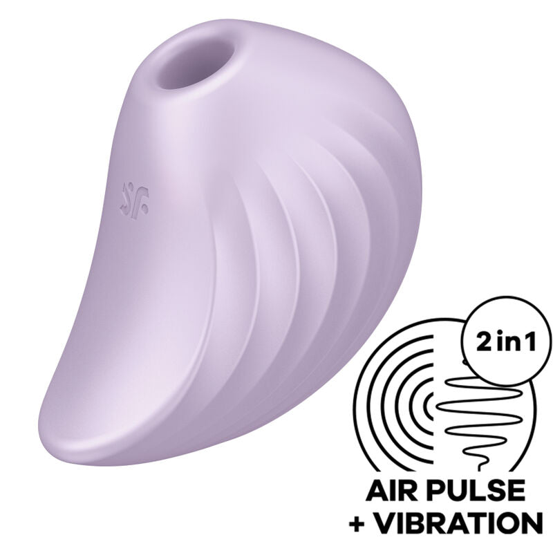 Estimulador Clitoriano Usb Sucção e Vibração Satisfyer Pearl Diver Violeta