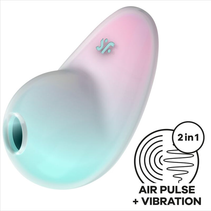 Estimulador Clitoriano Usb Sucção e Vibração Satisfyer Pixie Dust Azul