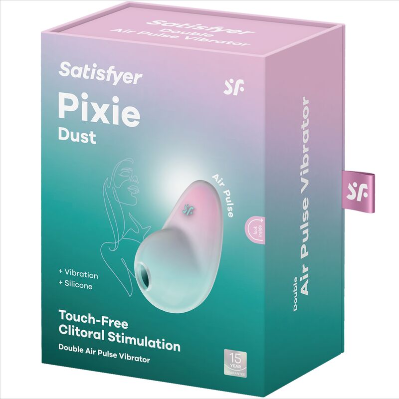 Estimulador Clitoriano Usb Sucção e Vibração Satisfyer Pixie Dust Azul