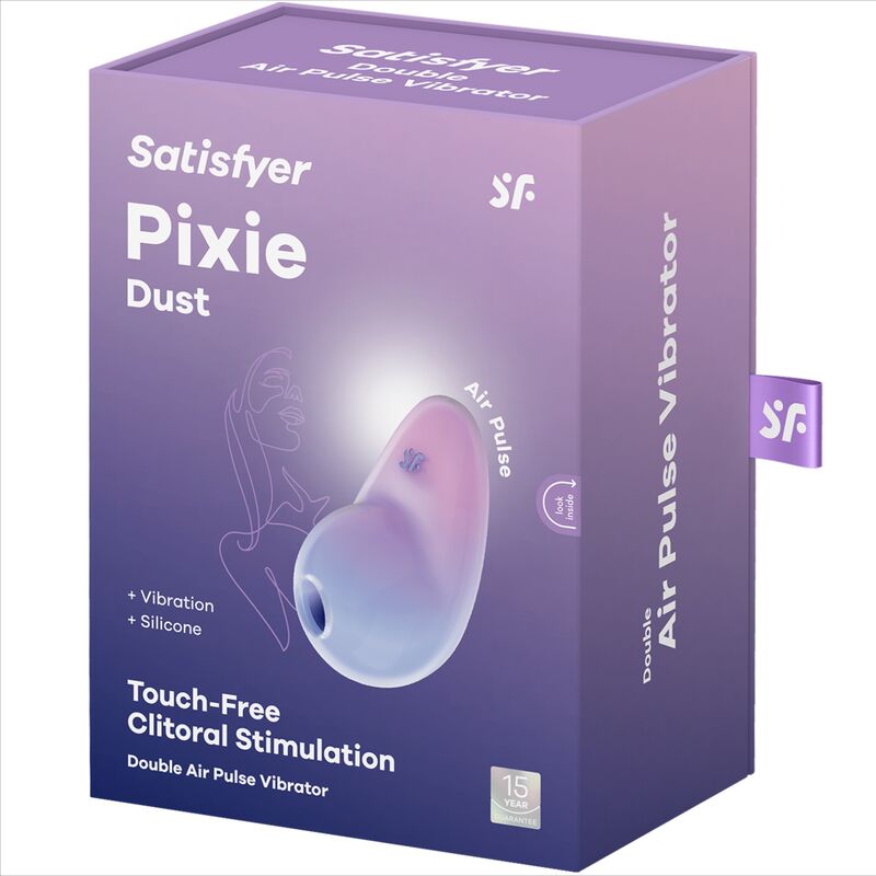 Estimulador Clitoriano Usb Sucção e Vibração Satisfyer Pixie Dust Lilás