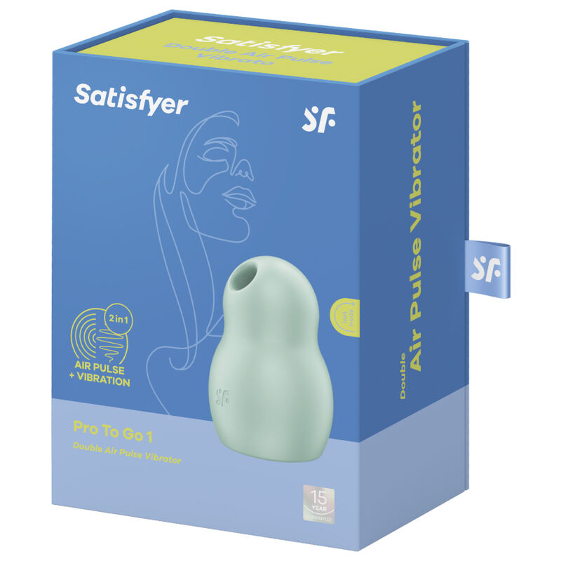 Estimulador Clitoriano Usb Sucção e Vibração Satisfyer Pro To Go 1 Verde
