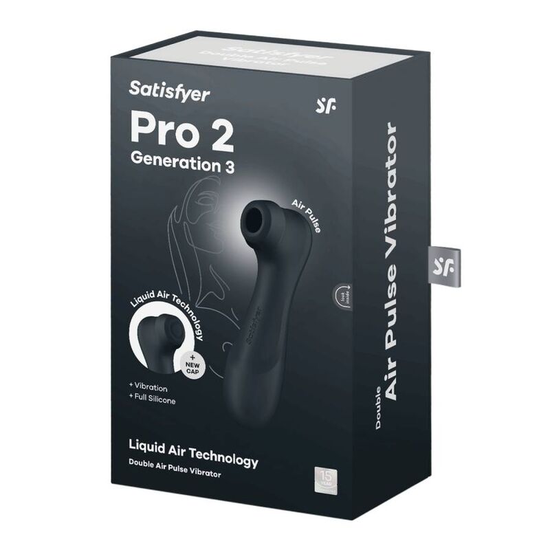 Estimulador Clitoriano Usb Sucção e Vibração Satisfyer Pro2 Gen3 Preto