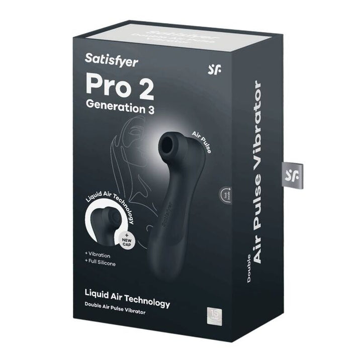 Estimulador Clitoriano Usb Sucção e Vibração Satisfyer Pro2 Gen3 Preto