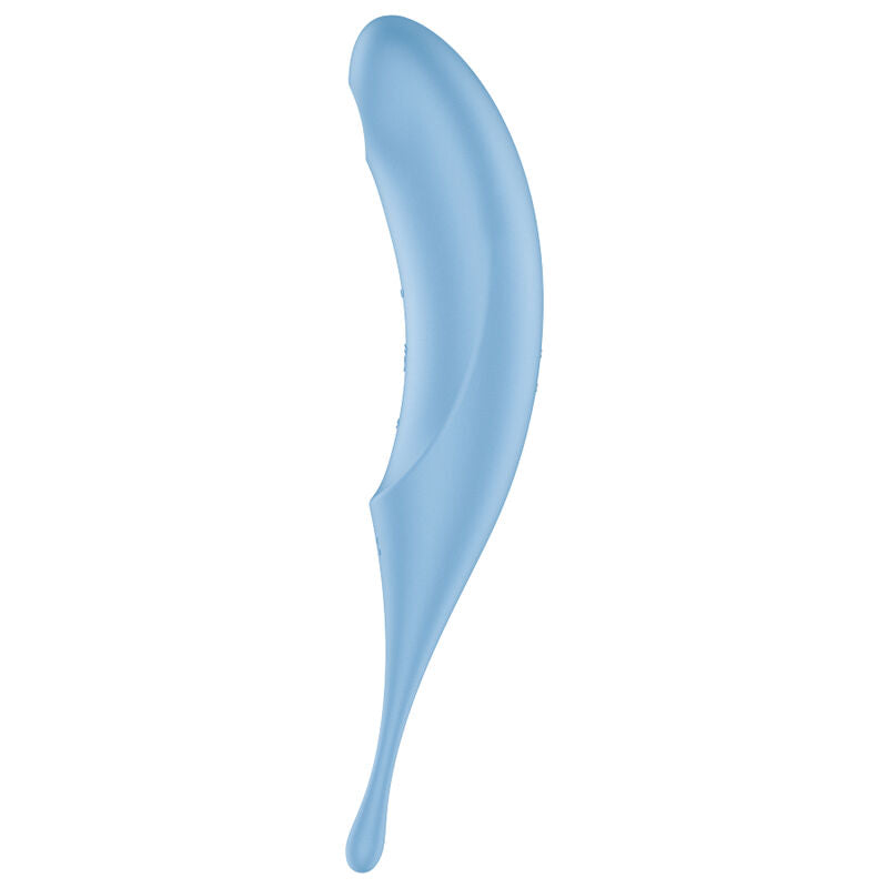 Estimulador Clitoriano Usb Sucção e Vibração Satisfyer Twirling Pro Azul