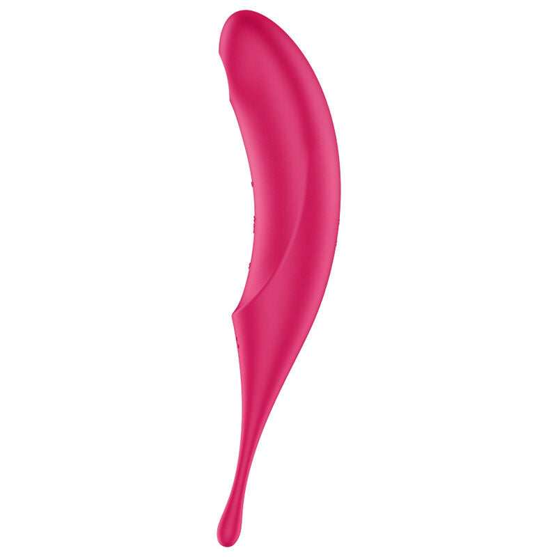 Estimulador Clitoriano Usb Sucção e Vibração Satisfyer Twirling Pro Vermelho