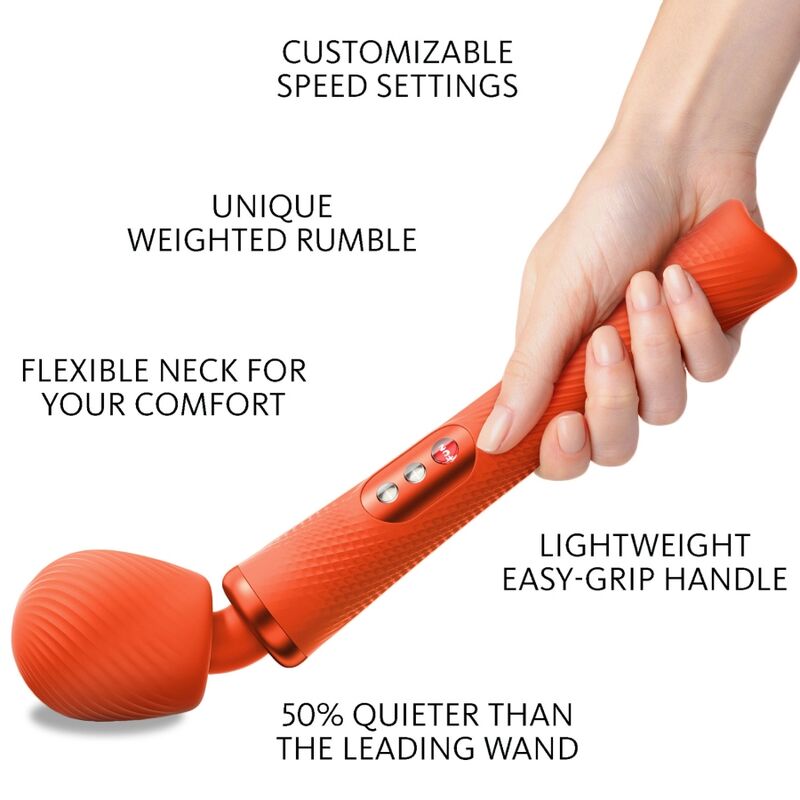 Estimulador Clitoriano Usb Varinha Fun Factory Vim Laranja