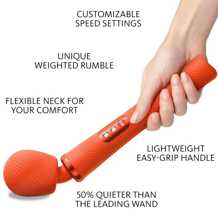 Estimulador Clitoriano Usb Varinha Fun Factory Vim Laranja