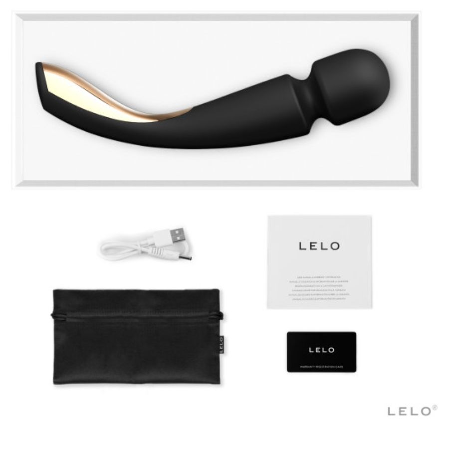 Estimulador Clitoriano Usb Varinha Lelo Smartwand 2 Preto