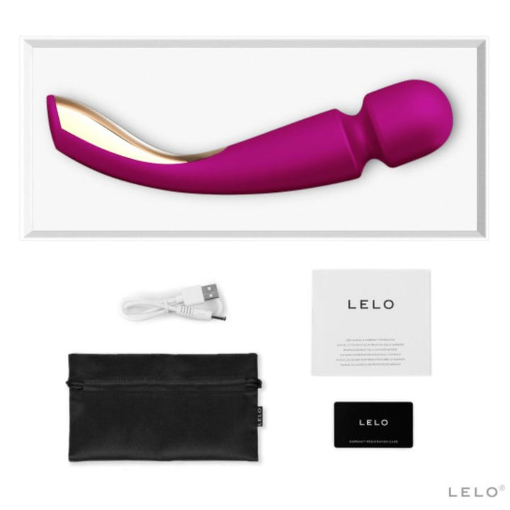 Estimulador Clitoriano Usb Varinha Lelo Smartwand 2 Roxo