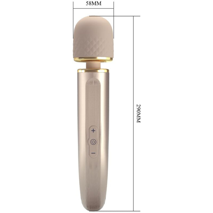 Estimulador Clitoriano Usb Varinha Prettylove Colorful Champanhe