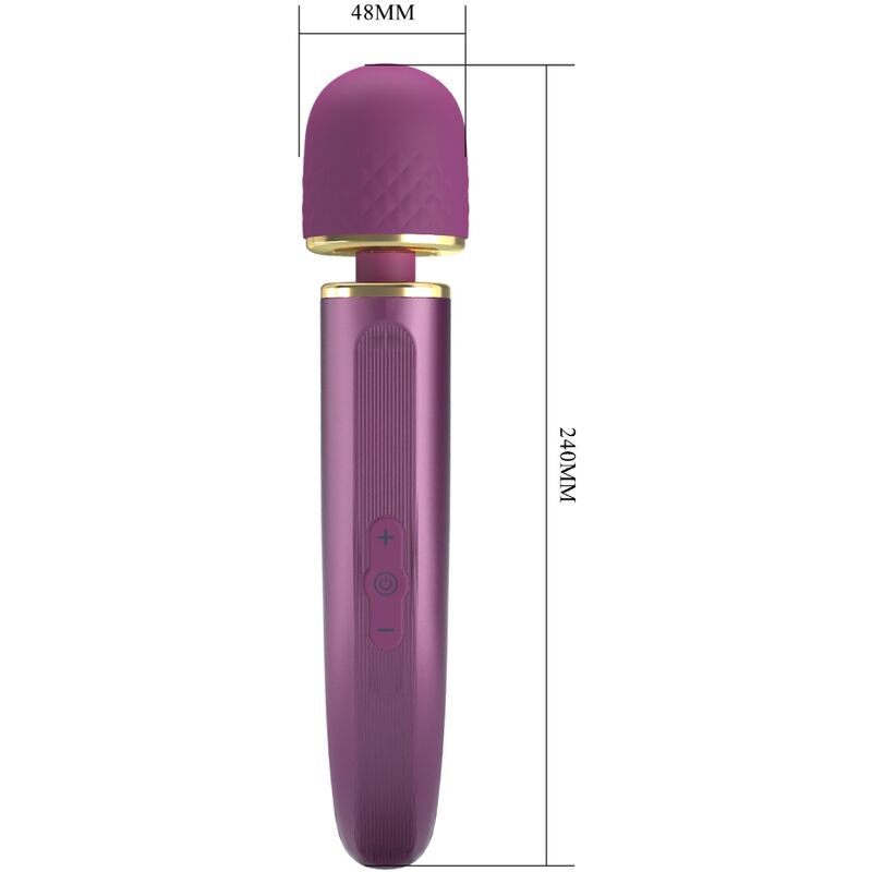 Estimulador Clitoriano Usb Varinha Prettylove Colorful Roxo