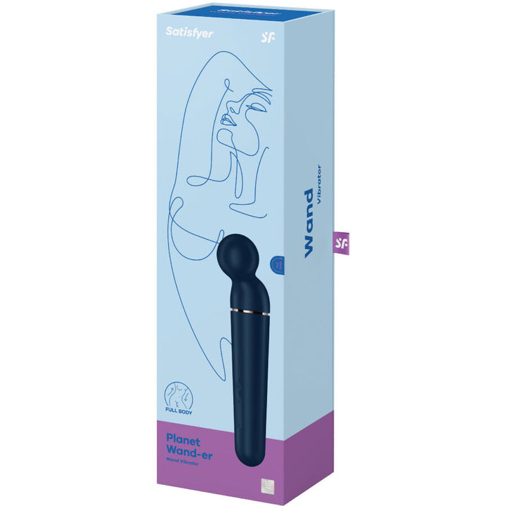 Estimulador Clitoriano Usb Varinha Satisfyer Planet Wander Azul