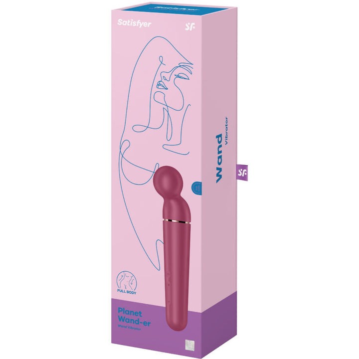 Estimulador Clitoriano Usb Varinha Satisfyer Planet Wander Vermelho
