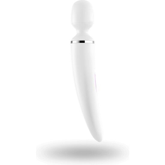Estimulador Clitoriano Usb Varinha Satisfyer Wander Woman Branco