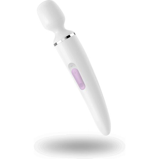 Estimulador Clitoriano Usb Varinha Satisfyer Wander Woman Branco