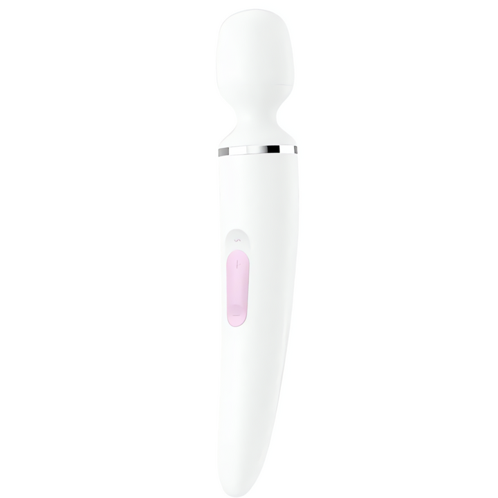 Estimulador Clitoriano Usb Varinha Satisfyer Wander Woman Branco