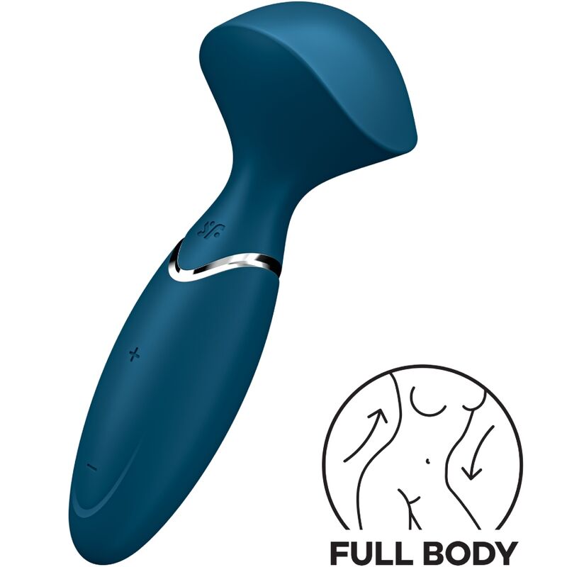 Estimulador Clitoriano Usb Varinha Satisfyer Wond-er Azul