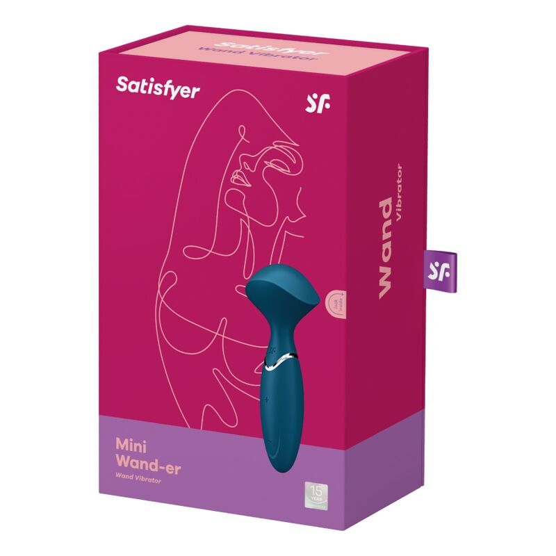 Estimulador Clitoriano Usb Varinha Satisfyer Wond-er Azul