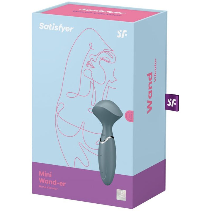 Estimulador Clitoriano Usb Varinha Satisfyer Wond-er Cinzento