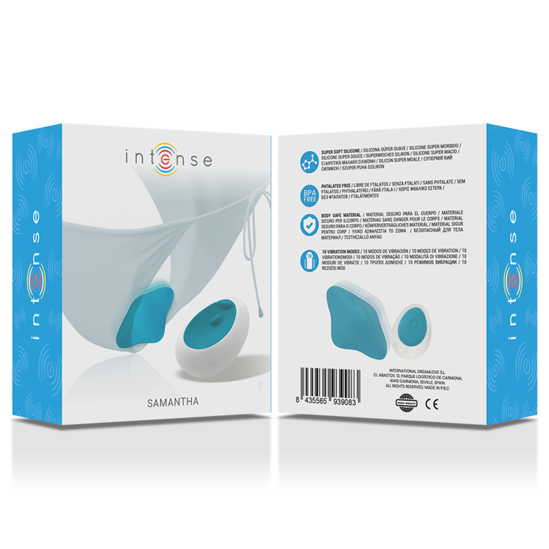 Estimulador Clitoriano Usb Vibração Cueca Intense Samantha Controlo Remoto