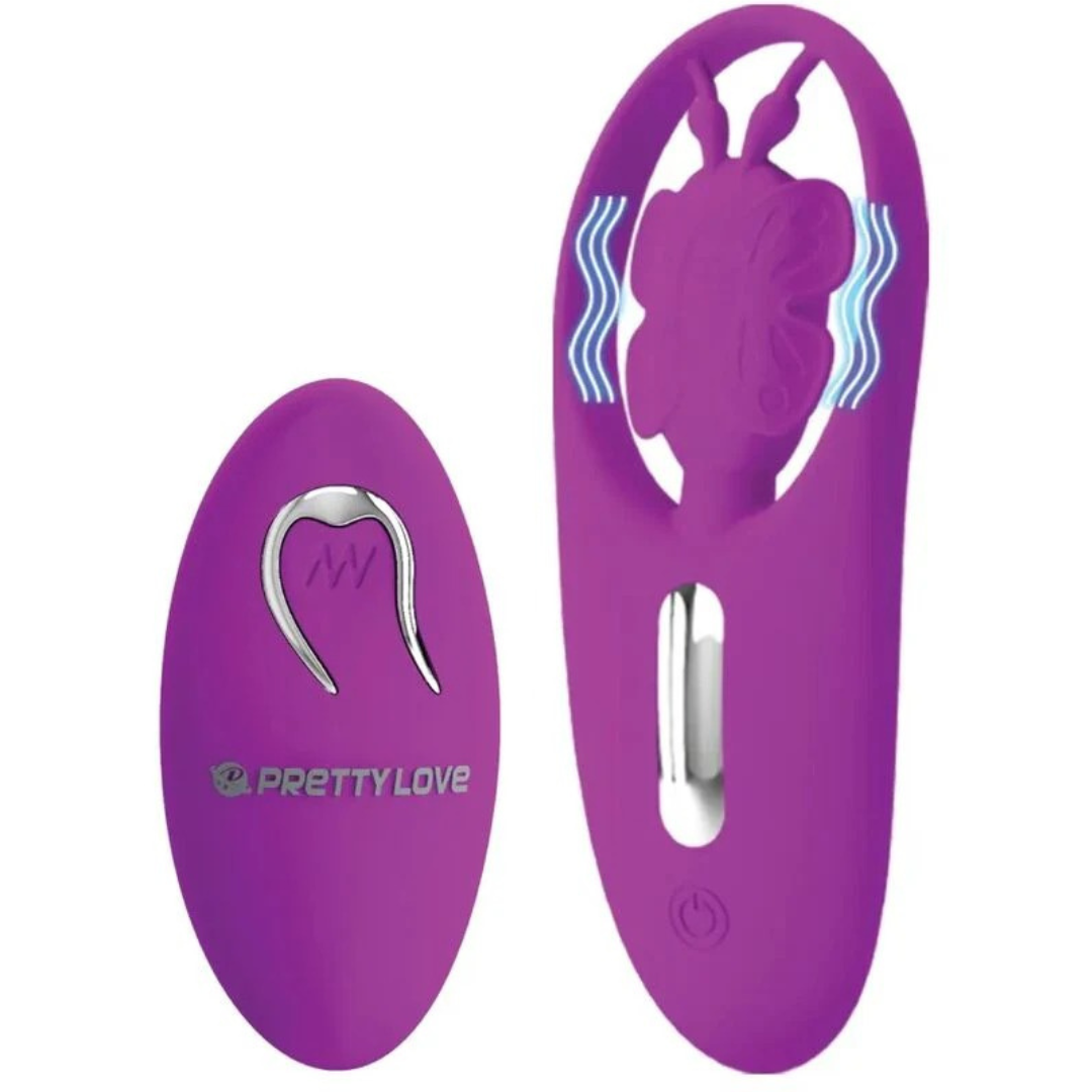 Estimulador Clitoriano Usb Vibração Cueca Prettylove Dancing Butterfly Controlo Remoto
