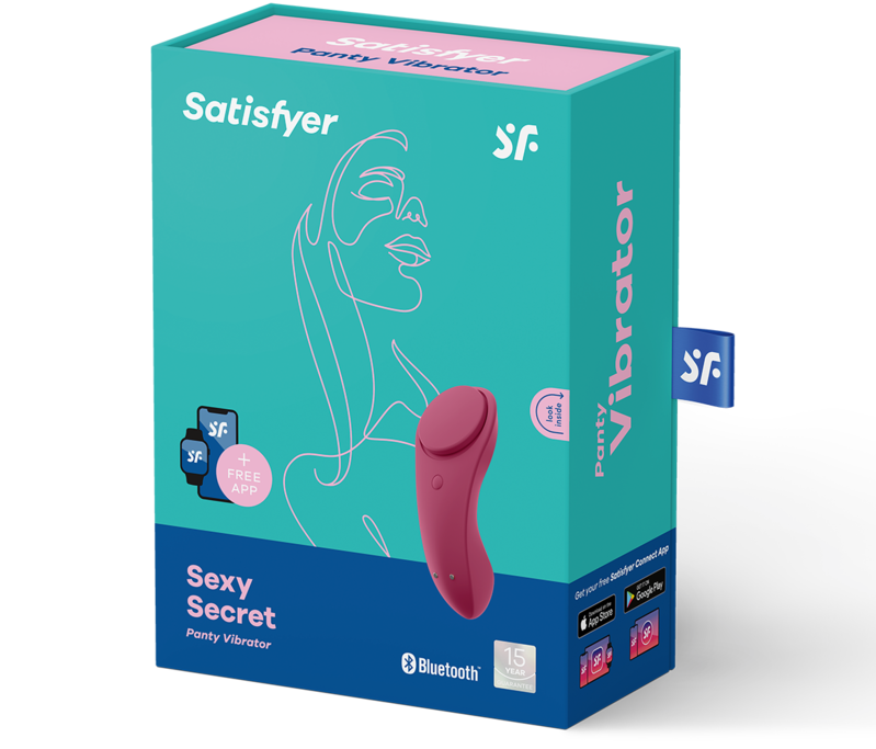 Estimulador Clitoriano Usb Vibração Cueca Satisfyer Sexy Secret Controlo Remoto App