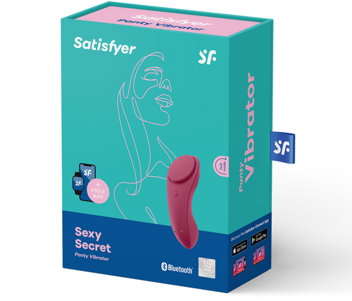 Estimulador Clitoriano Usb Vibração Cueca Satisfyer Sexy Secret Controlo Remoto App
